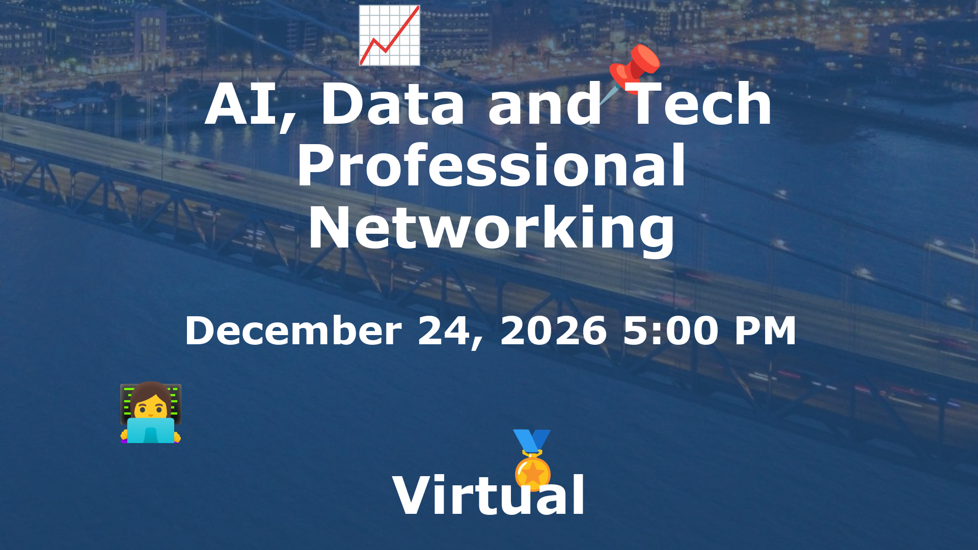AI, Data and Tech Professional Networking event image